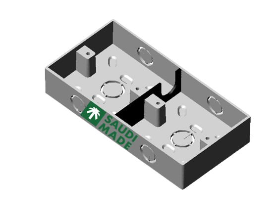 علبة كهرباء 7×7 دبل