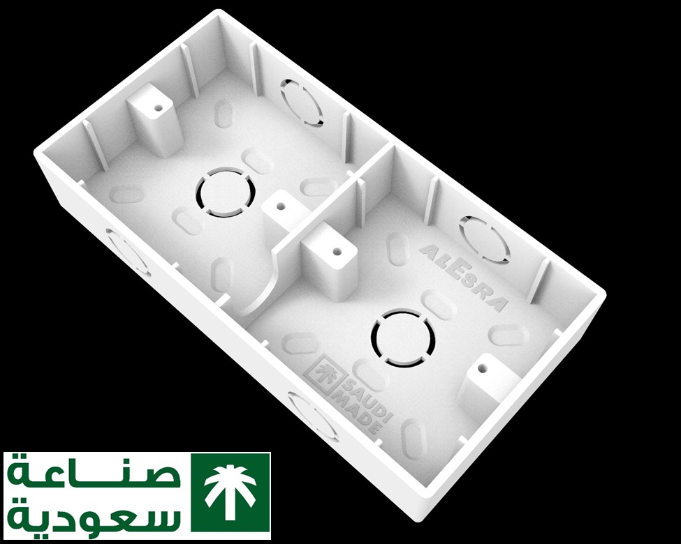 علبة كهرباء 7×7 دبل